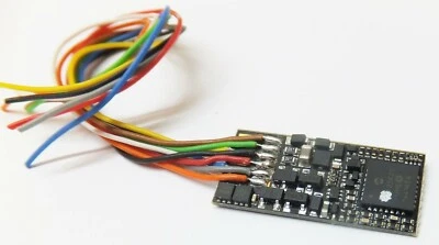 ZIMO MX600 HO Scale Decoder Slim 0.8A 4 Function Outputs With Loose Wires