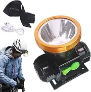 Rechargeable LED Headlamp | Super Bright LED Headlamp Flashlight,Waterproof Camping Gear with Lighting Modes Small Outdoor Headlights for Hiking