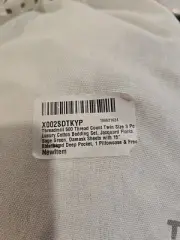 Threadmill 500 Thread Count Twin Jaquard Floria Damask 3 Pc Luxury Cotton Sheet