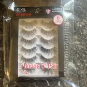Ardell Professional Wispies Lashes 6 Pairs Original Feathered Lash w/ Invisiband
