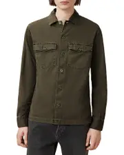 Allsaints Spotter Cotton Button Down Shirt
