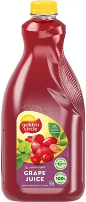 Golden Circle No Added Sugar Grape Juice 2 Litre