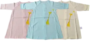 【晴晴百寶盒】 壓釦式長袍 保母證照考試專用 長袖上衣 保母娃娃 術科練習 N024
