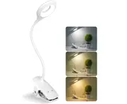 Reading light, wireless clip light, rechargeable clip light, clip light dimming and color adjustment