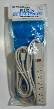 Wremold - Plug In Outlet Center - Cord Ended Unit - P6-15 - White