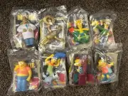 The Simpson movie 2007 burger king full set sealed with gold homer and meal bag