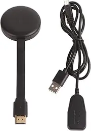 1080P Wireless Display Adapter, Wireless HDMI Display Dongle Adapter HD Screen Mirroring for Phone Tablet TV, USB Connected, Multi Applications