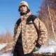 【The North Face】男 3效能 防水透氣防風耐磨連帽外套/夾克.風雨衣/7UR9-II7 棕兔紋