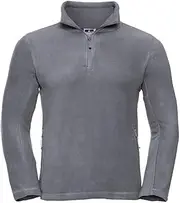 [Russell] Mens Quarter Zip Fleece Top