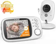 Non-WiFi Baby Monitor Camera 3.2" Screen VOX Night Vision Audio Temp Alert