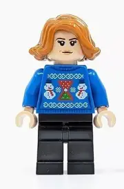 LEGO Marvel Super Heroes Minifigure - Black Widow in Ugly Christmas Sweater