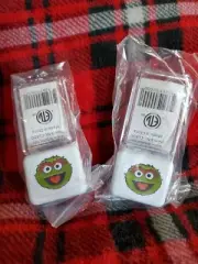 4X - Sesame Street Oscar Grouch Night Light LED w/dawn to dusk Sensor NEW!