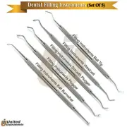 Dental Amalgam Filling Westcott Burnisher Composite Plastic Restorative Pluggers