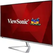 ViewSonic VX3276-2K-MHD-2 32″ 2K QHD IPS Eye Care Monitor, 2560x1440, 75Hz, HDR10, Frameless Design, Ultra Slim, Metallic Stand, VESA, Dual HDMI, DisplayPort, Mini DisplayPort, Dual Speakers