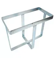 Coast to Coast Weld On Jerry Can Holder Zinc Plated 370mm W x 180mm L x 295mm D