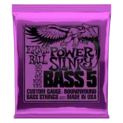 Ernie 2821 Power Slinky 5-String Electric Bass Strings 50-135