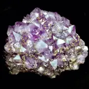 6720gMuseum Quality-Natural Big Amethyst & Cristobalite Crystal Cluster Specimen