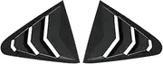Compatible for Subaru Crosstrek 2023+ Car Styling Accessories, Black ABS Sticker, Triangle Louvers Rear Windows Side Vents(Carbon Look)