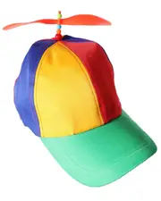 Clown Propeller Rainbow Cap