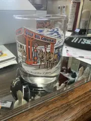 Gulf Oil Gas Collector Series Glasses Tumblers Whiskey Juice, 4" Set Gas Station
