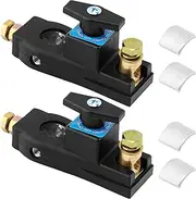 2Pcs Battery Disconnect Switchs, 12V/24V Battery Shut Off Switch, High Current Master Batterys Power Cut Isolator Kill Switch, Quick Disconnect Batterys Cut Off for Car RV Boat