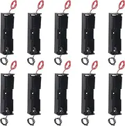 DIANN 10pcs 18650 Battery Holder Single 1x 3.7V 18650 Battery Holder 18650 Battery Holder with Wires