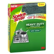 Scotchbrite Heavy Duty Thick Scourer 2 Packx 6