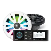 EcoXgear ExtremeSound Marine DIN Radio and 6.5" Speakers Kit