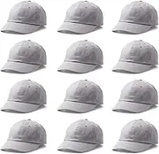 Cricut Blank Baseball Cap | 12-Pack | for use with Cricut Hat Press & Cricut Infusible Ink