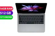 Apple Macbook Pro 2017 (i7, 16GB RAM, 512GB, 13", Retina) - Refurbished (Excellent)