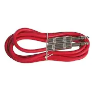 6 ft foot RED 6.3mm TRS 1/4 shielded Balanced PA EQ compressor patch cable cord