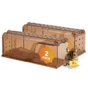 Sunnydaze Humane Mouse Trap - Indoor for Home - Outdoor Mouse Traps - Child a...