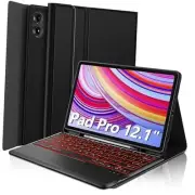 Touchpad Keyboard Case for Xiaomi Redmi Pad Pro 12.1 Inch 2024, 7 Colors