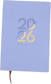 BCOATH Daily Planner: A5 Size 2026 Daily Appointment Notebook For Work Elegant Faux Leather Business Planner For Scheduling And Task Management