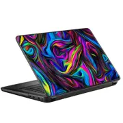 Skins for HP 2000 Laptop Decals wrap - Neon Color Swirl Glass