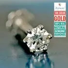 3.6mm 1/5 ct Real Si Diamond Solitaire Nose Lip Labret Stud Piercing Ring Screw
