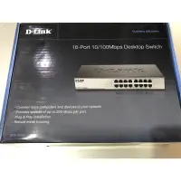 在飛比找蝦皮購物優惠-D-Link 16-Port 10/100Mbps Desk