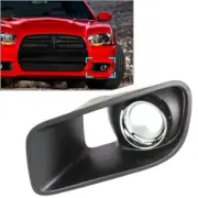 Left Side Front Bumper Fog Light Lamp Bezels For Dodge Charger 2012-2014 2013