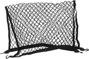 ABOOFAN Cars Rear Elastic Cargo Storage Organizer Net Bag Trunk Cargo Net for SUV Truck Van Stretchable Mesh Holder with Hooks Quick Installation for Secure Organized Storage