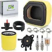partszen 32 083 03-S Air Filter 12 050 01-S Oil Filter for Kohler SV710 SV715 SV720 SV730 SV735 SV810 SV820 SV840 Lawn Mower Engine Kit with Fuel Pump Line Filter Spark Plug Parts