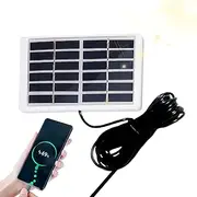 Solar Battery Charger - Portable Solar Panel Trickle Charging | Monocrystalline Battery Trickle Charger | Type C Panel Powered Pack for Camping Hiking