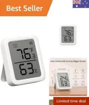 Thermometer Hygrometer, Bluetooth Indoor Humidity Meter and Temperature Senso...