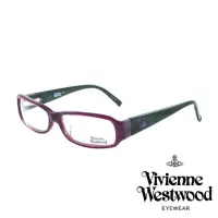 在飛比找momo購物網優惠-【Vivienne Westwood】英倫龐克風光學眼鏡(紫