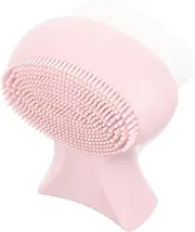 SHERCHPRY Facial Brush Double-sided Soft Silicon Facial Cleanser Manual Scrubber Exfoliator for Women Cleansing Tool