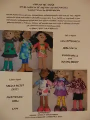 NG Creations Sewing Pattern #PP82 Felt Wardrobe fits Groovy Girls Doll