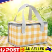 Soft Cooler Bag Dual Zippers Picnic Basket Bag Large Capacity for Camping Picnic