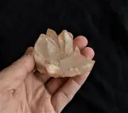 Tangerine Quartz Rare Natural Cluster Crystal /Mineral 55x70mm,
