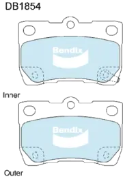 Bendix Rear Brake Pad Set for Lexus GS300 GRS190R 3.0L 3GR-FSE Petrol 2005-2011 (for: Lexus)