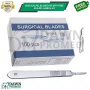 1000 Sterile Surgical Blades #15 with BP Scalpel Handle #3 Medical ENT Dental