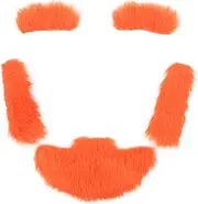 St. Patrick's Fake Beard Eyebrows Sideburns Self Adhesive Stick on Mustache Party Accessories